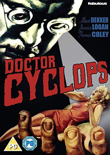 DVD cover art featuring a giant man's face and hand looming over a woman.