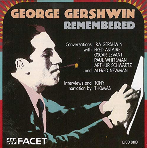 CD cover featuring a portrait of George Gershwin with text details.