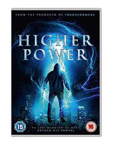 DVD cover for "Higher Power" featuring a figure with electrical energy.