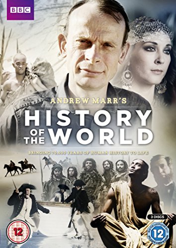 DVD cover for Andrew Marr’s History of the World, featuring historical figures.