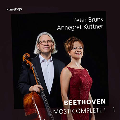 CD cover featuring musicians Peter Bruns and Annegret Kuttner with a cello.