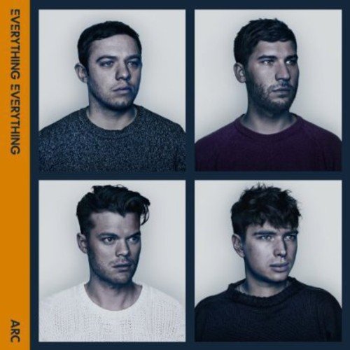 CD cover for Everything Everything’s “Arc” featuring four portrait photos.