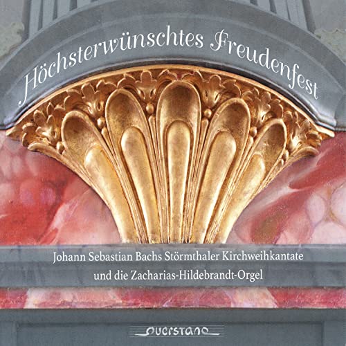 CD cover with ornate gold fan shape and German text.