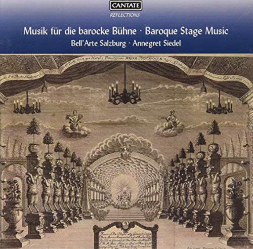 CD cover: Baroque stage design with figures, chandeliers, and arches.