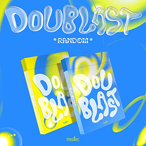 Kepler’s “Doublast” CD packaging with wavy yellow and blue design.