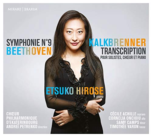 CD cover featuring pianist Itsuko Hirose, text reading "Beethoven: Symphonie No. 9".