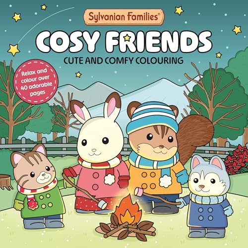 Sylvanian Families Cosy Friends Colouring Book