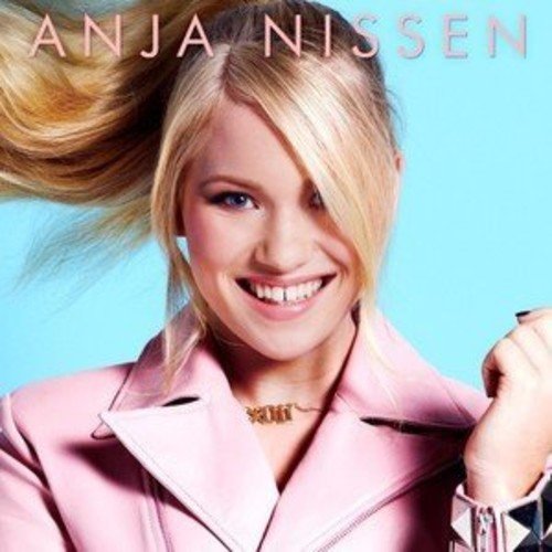Blonde woman smiling, album cover for Anja Nissen CD.