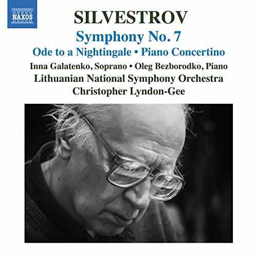 CD cover featuring a black and white portrait of an older man with glasses.