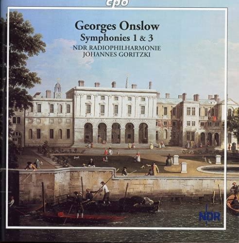 CD cover depicting a large classical building with figures and boats.