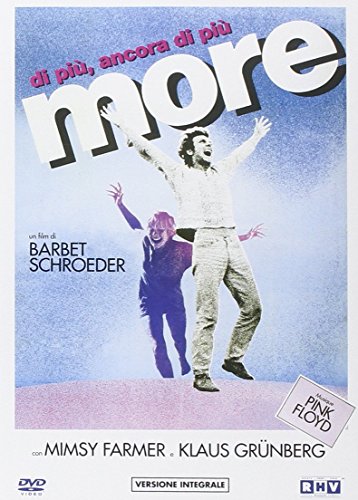 DVD cover for "More - Di Piu Ancora Di Piu" featuring two figures jumping.