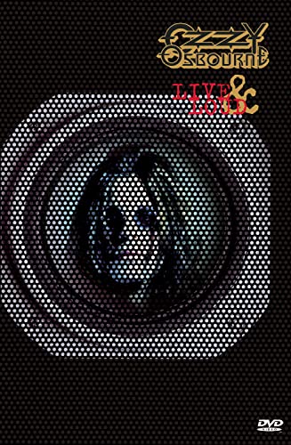 Ozzy Osbourne "Live & Loud" DVD cover with swirling, distorted face.