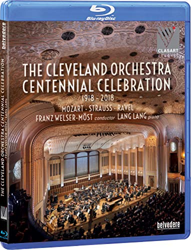 Blu-ray case for "The Cleveland Orchestra Centennial Celebration" concert recording.