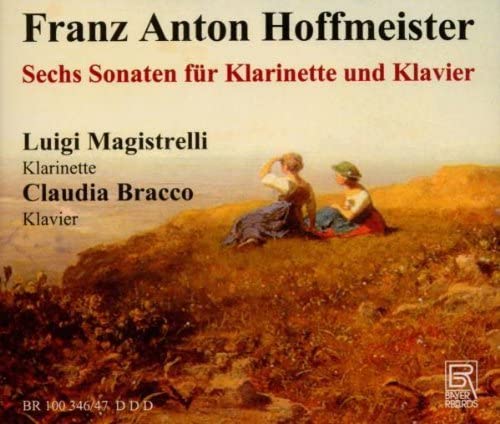 CD cover featuring text and a painting of two people sitting on a hill.