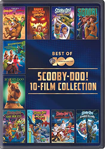 DVD cover featuring Scooby-Doo and characters from ten films.