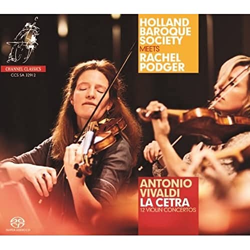 CD cover featuring two violinists and text: "Vivaldi: La Cetra.