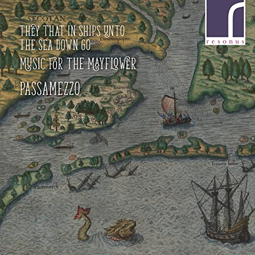 CD cover featuring a vintage map with ships and sea creatures.