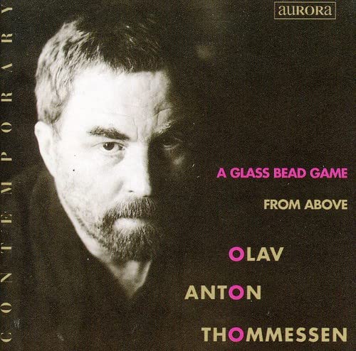 CD cover featuring a black and white portrait of Olav Anton Thommessen.