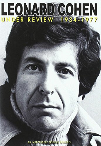 Black and white portrait of Leonard Cohen on a DVD cover.