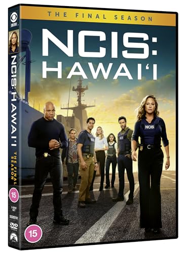 NCIS: Hawaii Season 3 DVD cover with cast and naval ship backdrop.