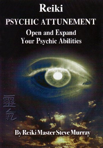 DVD cover featuring a glowing eye over clouds with text "Reiki Psychic Attunement".