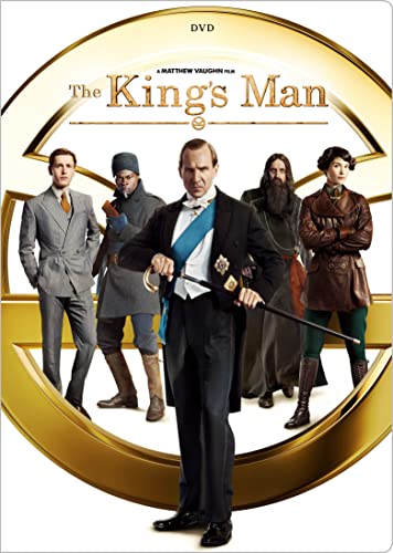 DVD cover for "The King's Man" featuring a group of characters.