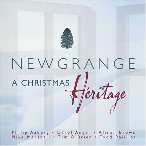 CD cover for “Newgrange - A Christmas Heritage” with a pine tree.
