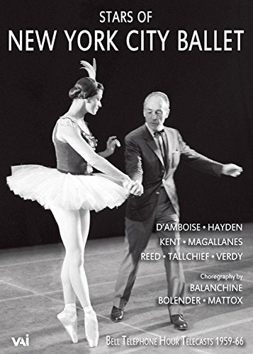 DVD cover featuring black and white photos of ballet dancers and George Balanchine.