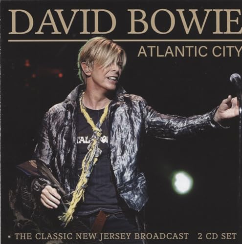 David Bowie album cover, "Atlantic City," featuring a portrait of the artist.