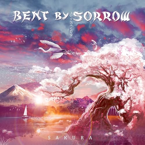 CD cover: pink cherry blossoms, a white bird, and Mount Fuji landscape.