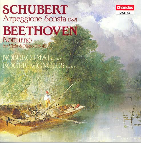 CD cover featuring a pastoral landscape with a boat and figures.