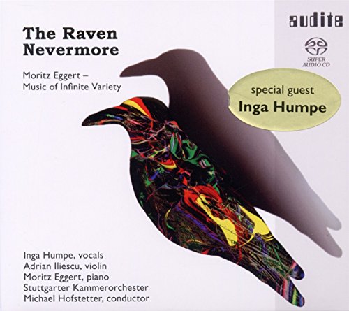 CD cover featuring a colorful, abstract raven with text details.