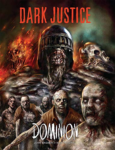 Book cover: zombies and a warrior figure in a dark, fiery scene.