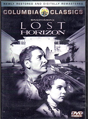 DVD cover for "Lost Horizon" featuring Ronald Colman and a woman.