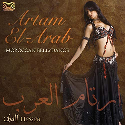 CD cover featuring a belly dancer in ornate traditional clothing.