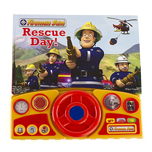 Fireman Sam Novelty Gift Book - Rescue Day! (Steering Wheel Book)