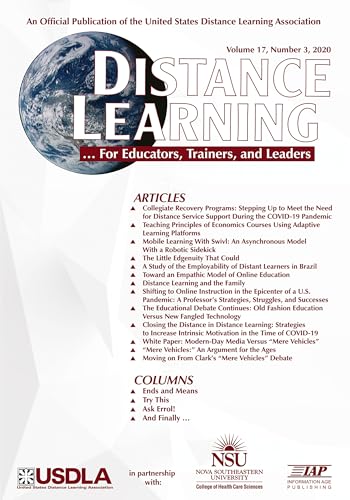 Distance Learning Vol 17 Issue 3