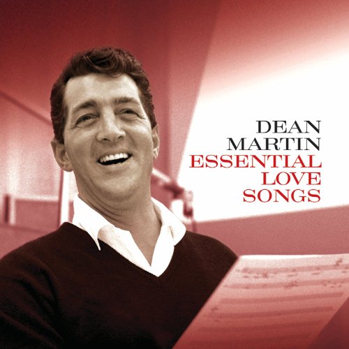 Dean Martin smiling on CD cover for āEssential Love Songs.ā