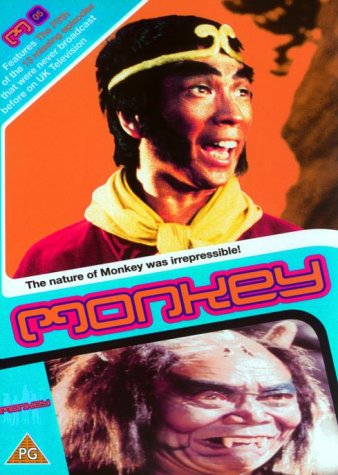 DVD cover for "Monkey" featuring a man in costume and a monkey face.