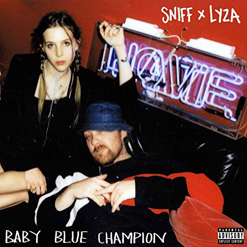 Album cover featuring two people in front of a glowing "MOVIE" sign.