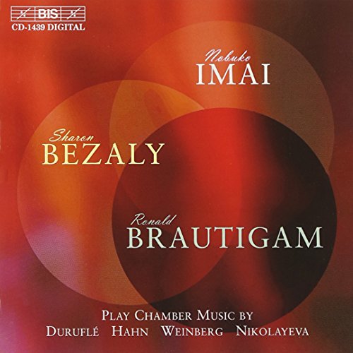 CD cover with overlapping red circles and white text listing musicians’ names.