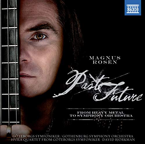 CD cover featuring a close-up portrait of a man with a bass guitar.