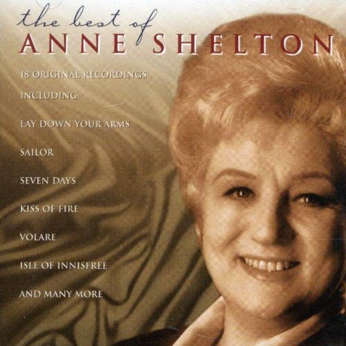 CD cover featuring a portrait of singer Anne Shelton with tracklist details.