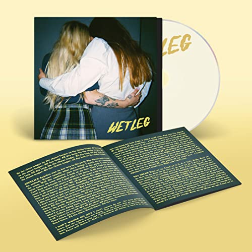 Wet Leg CD with album cover showing two people embracing, open booklet.