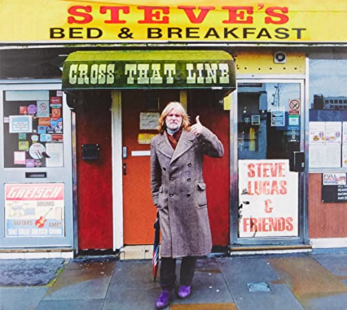 Steve Lucas album cover: man in coat outside a building.
