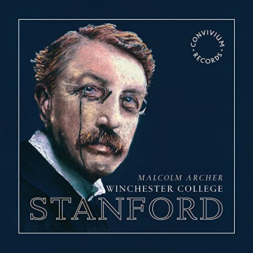 CD cover featuring a portrait of composer Charles Villiers Stanford.