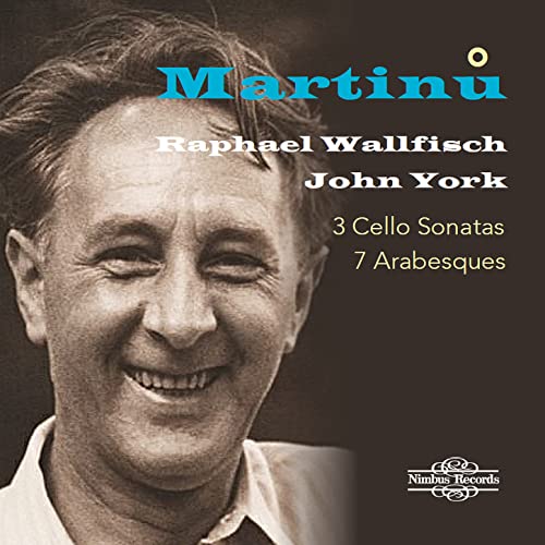 CD cover featuring a portrait of composer Bohuslav Martin?.