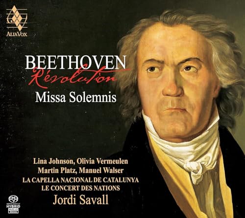 CD cover featuring a portrait of Ludwig van Beethoven.