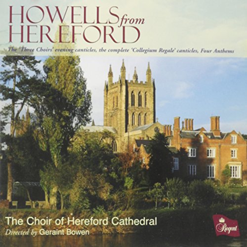 Hereford Cathedral tower and buildings depicted on a CD cover.