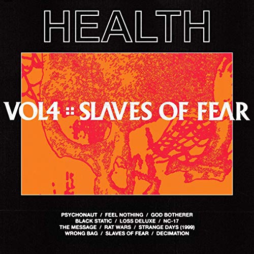 HEALTH Vol. 4 vinyl record cover: red abstract image with white text.